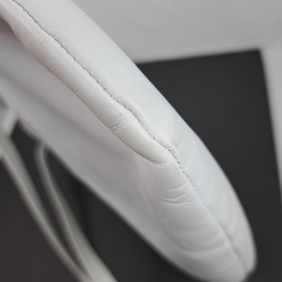 Hobo International White Shoulder Bag Asymmetrical Minimalist Design - Picture 5 of 16